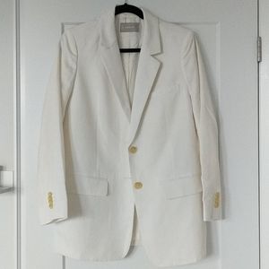 Everlane cotton-linen blazer sz 4